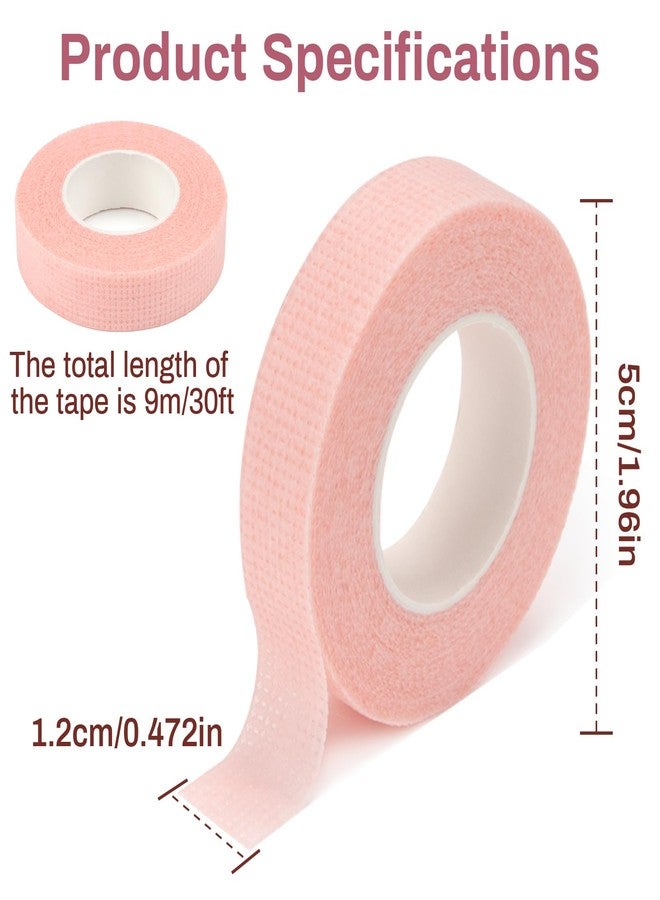 RAQEHO 8 Lash Tape for Eyelash Extensions - Adhesive Eyelash Tape, Micropore Makeup Tape for Eyeshadow & Eyeliner, Lash Extensions Supplies, Techs Essentials, Makeup Stuff Must Have, Sensitive Skin - Image 2